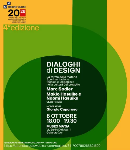 Dialoghi di Design. La forma della materia | Marc Sadler e Studio Hasuike  